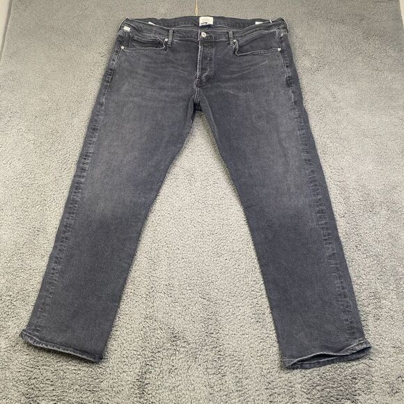 Citizens of Humanity Emerson Mid Rise Relaxed In Black Wash Sz 33 - Picture 1 of 14